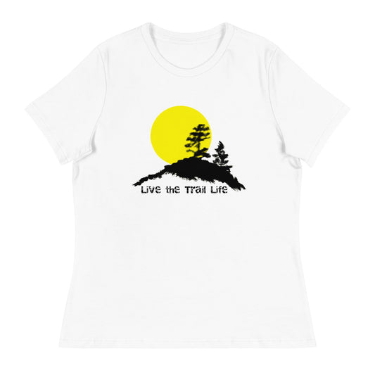 Live The Trail Life - Women's Relaxed T-Shirt - Ruppy's Creations