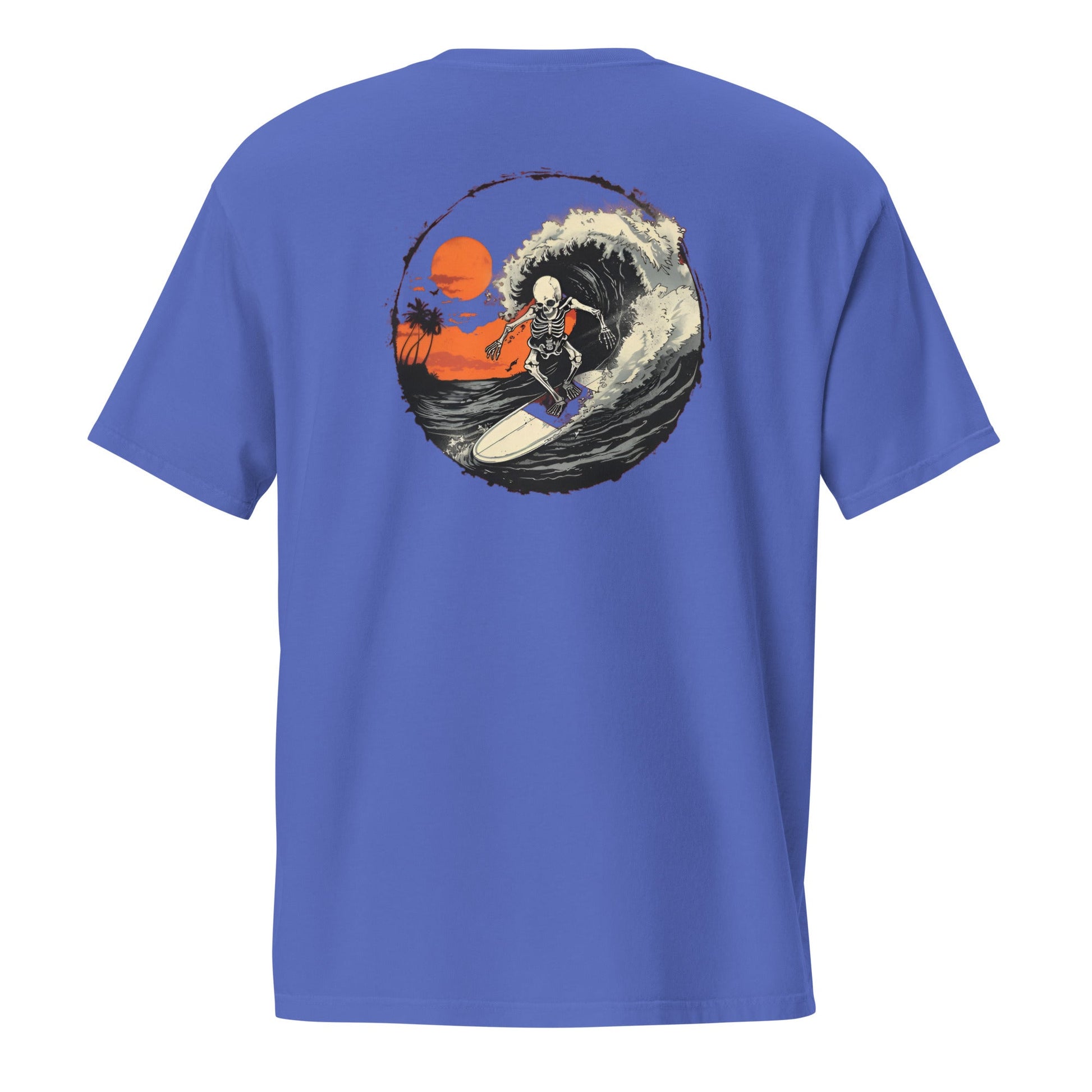 Men's Soul Surfing Skeleton Pocket T-shirt - Ruppy's Creations