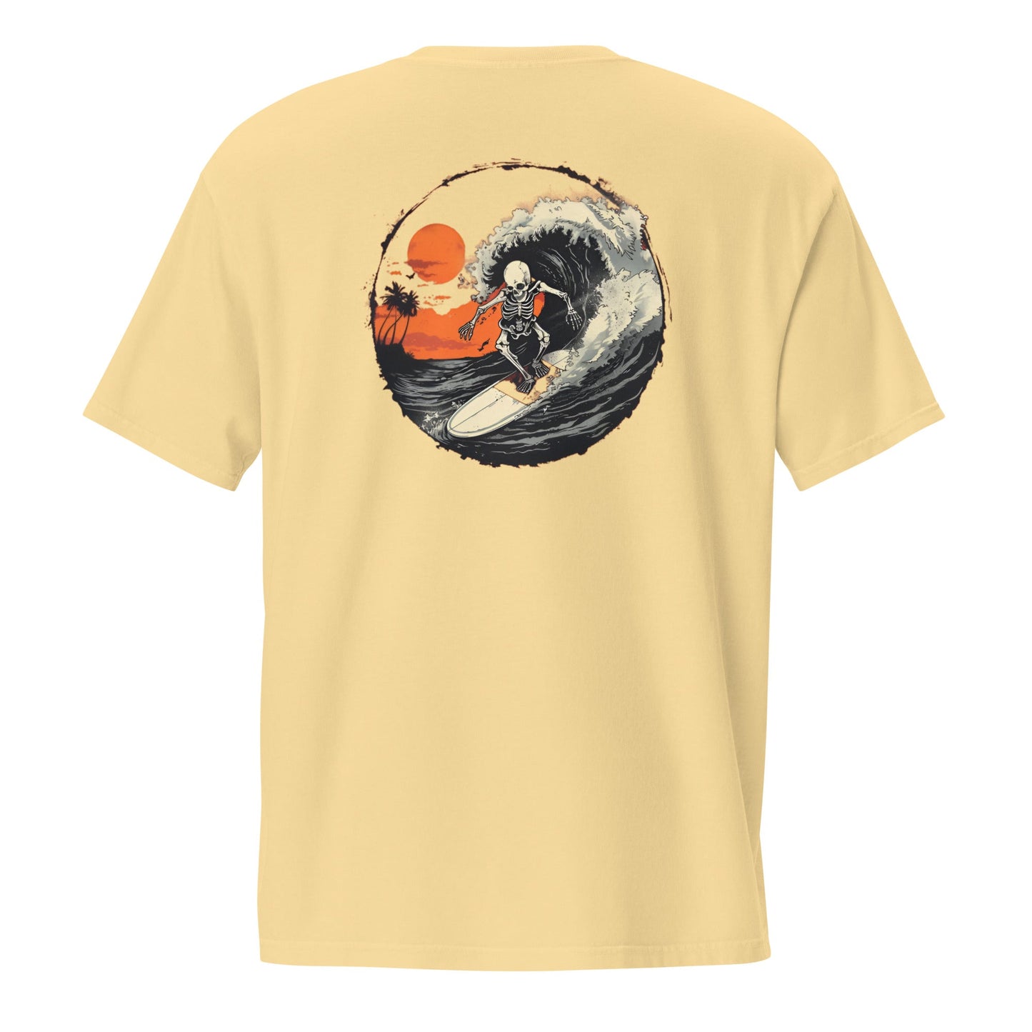 Men's Soul Surfing Skeleton Pocket T-shirt - Ruppy's Creations