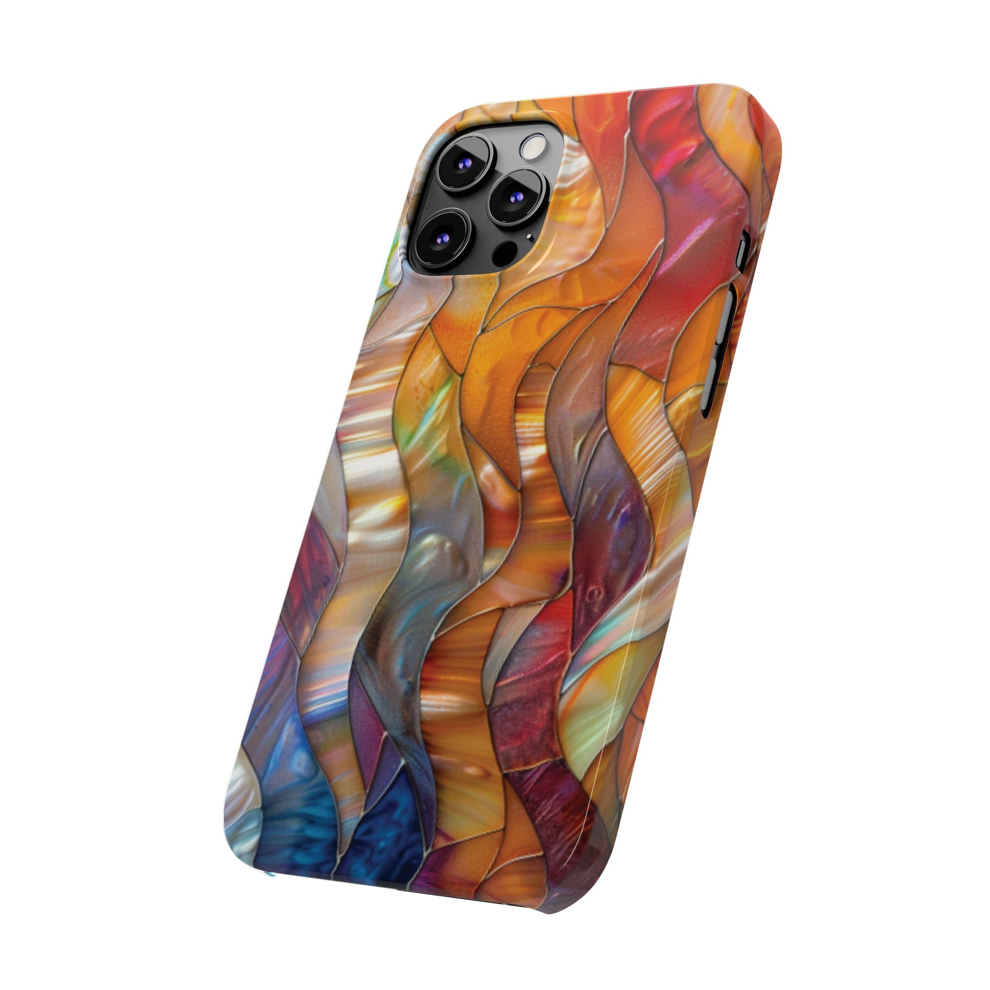 Mother of Pearl Waves Slim iPhone Case - Ruppy's Creations