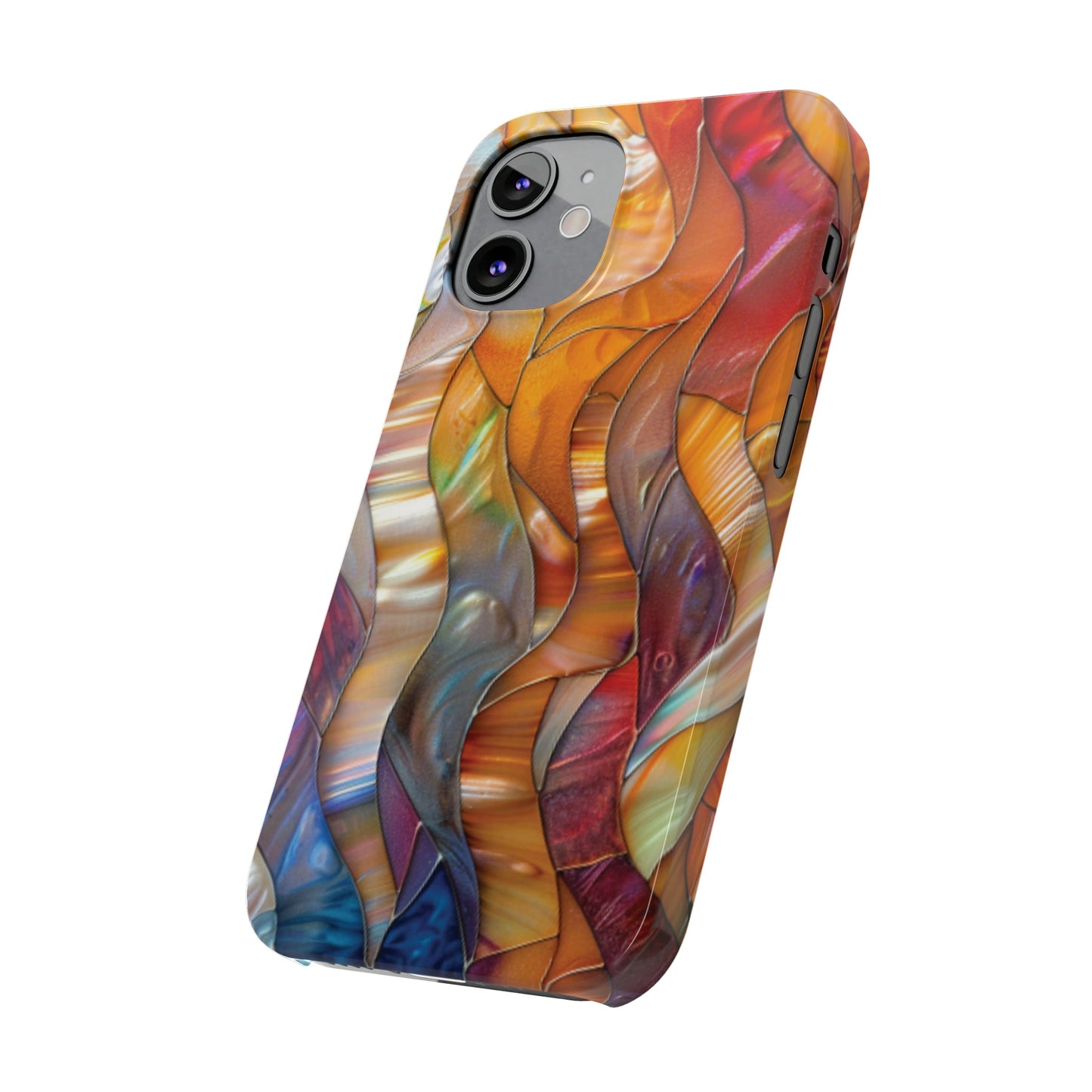 Mother of Pearl Waves Slim iPhone Case - Ruppy's Creations