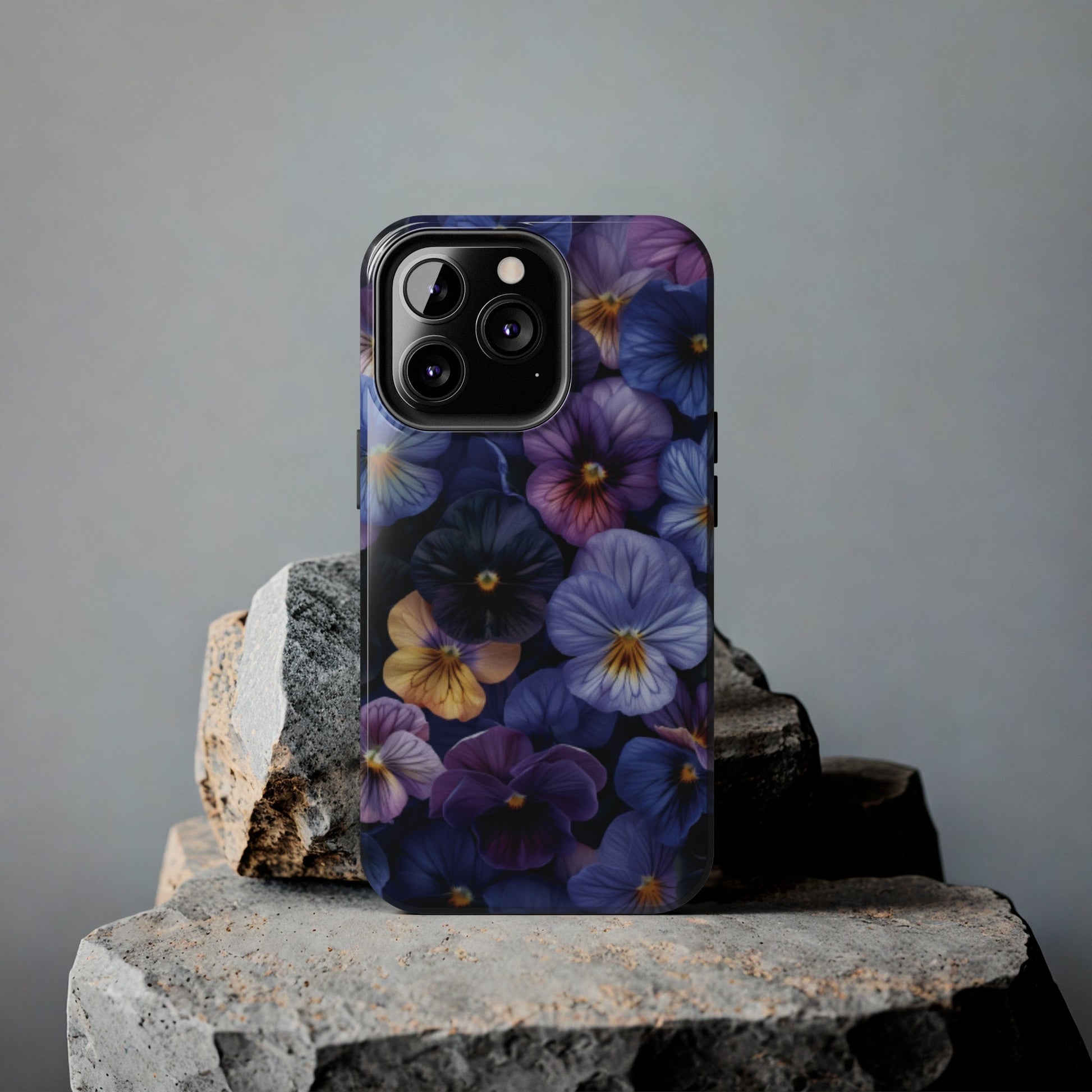 Pansy Flowers Tough iPhone Case - Ruppy's Creations