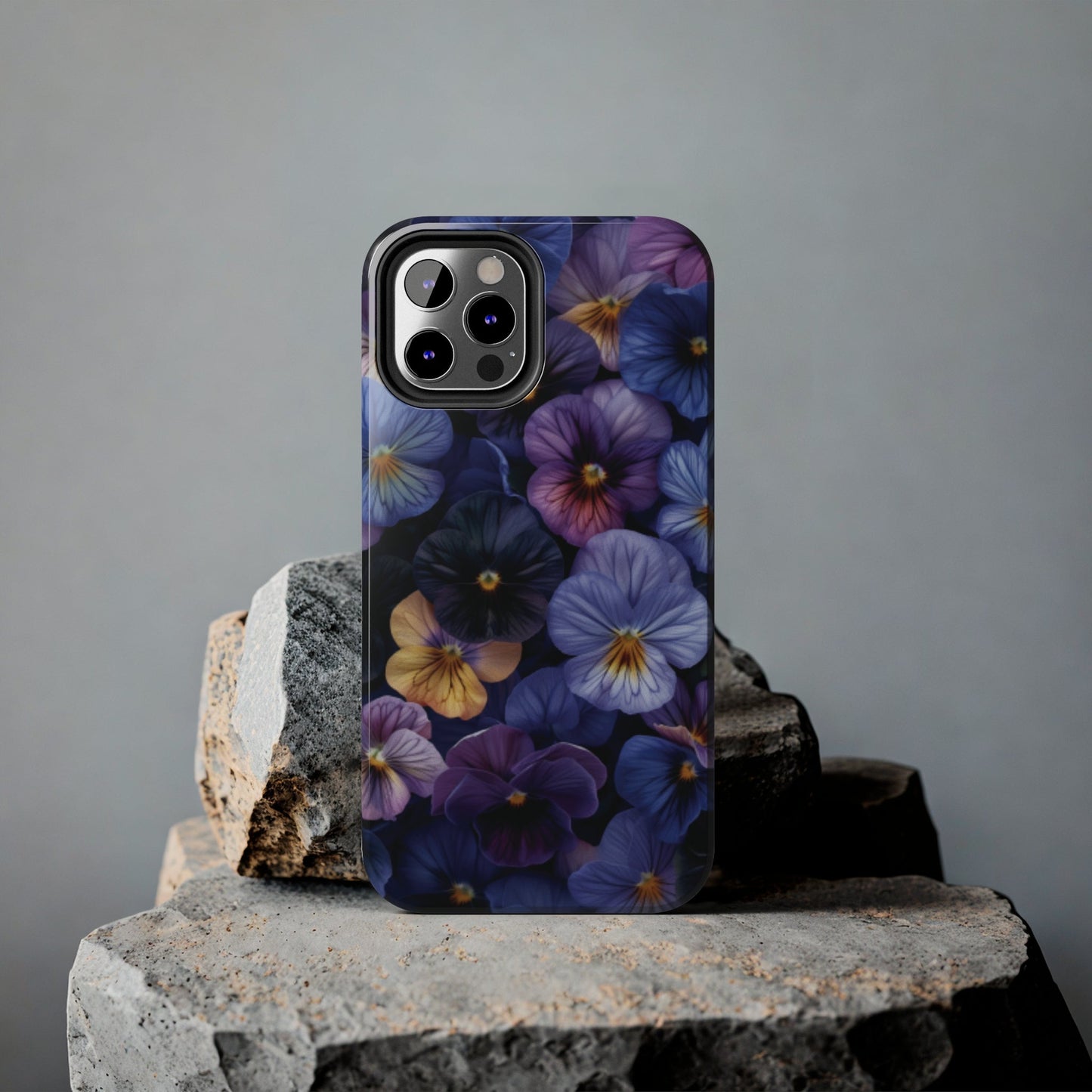 Pansy Flowers Tough iPhone Case - Ruppy's Creations