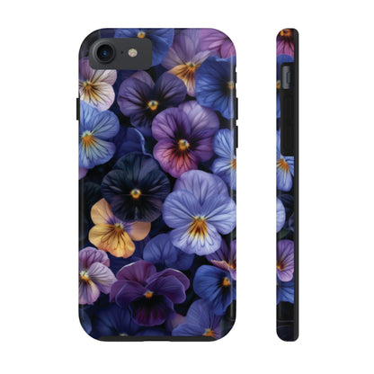 Pansy Flowers Tough iPhone Case - Ruppy's Creations