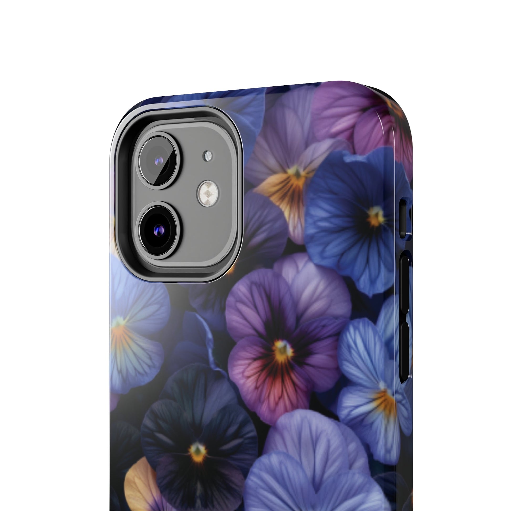 Pansy Flowers Tough iPhone Case - Ruppy's Creations