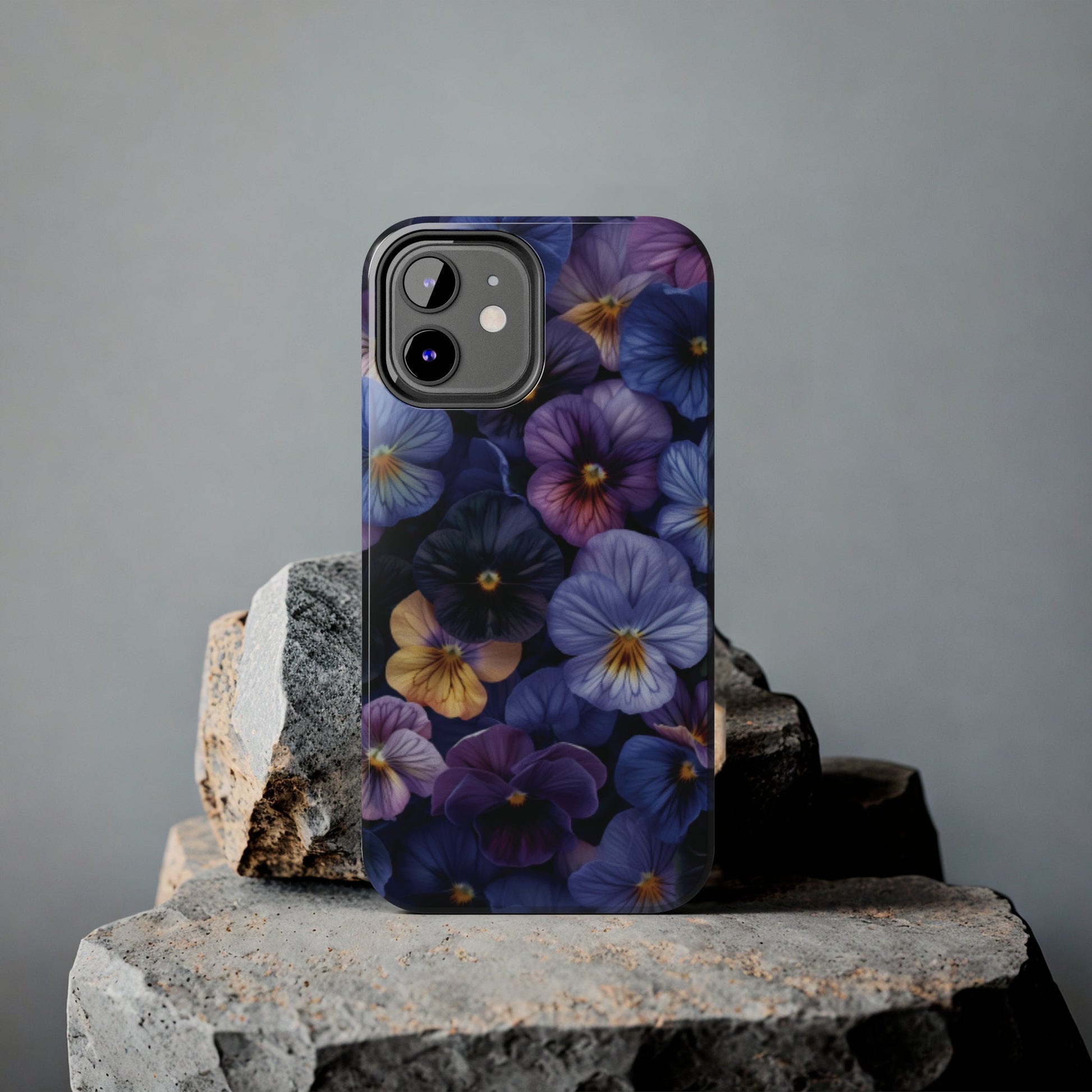 Pansy Flowers Tough iPhone Case - Ruppy's Creations