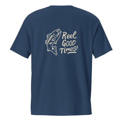 Reel Good Times Back-Print Pocket Tee - Ruppy's Creations