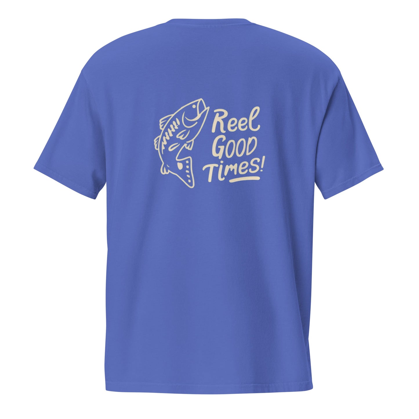 Reel Good Times Back-Print Pocket Tee - Ruppy's Creations