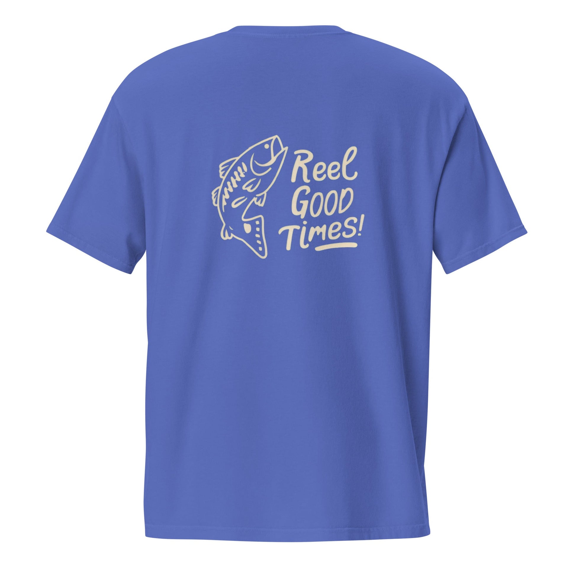 Reel Good Times Back-Print Pocket Tee - Ruppy's Creations