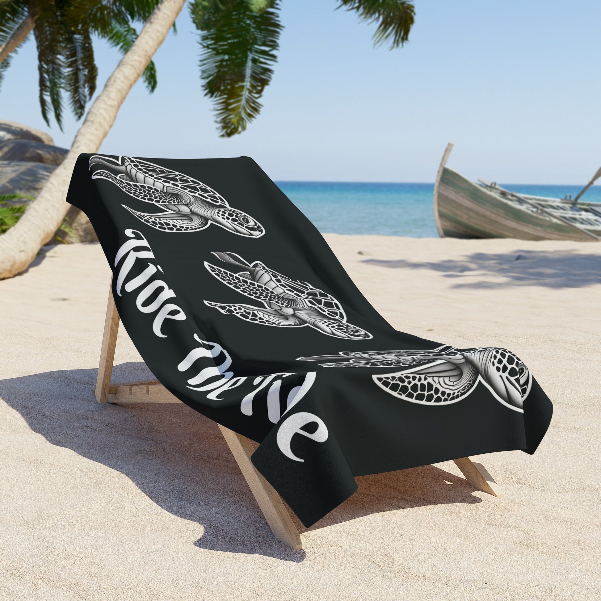 Ride The Tide Luxury Beach Towel - Ruppy's Creations