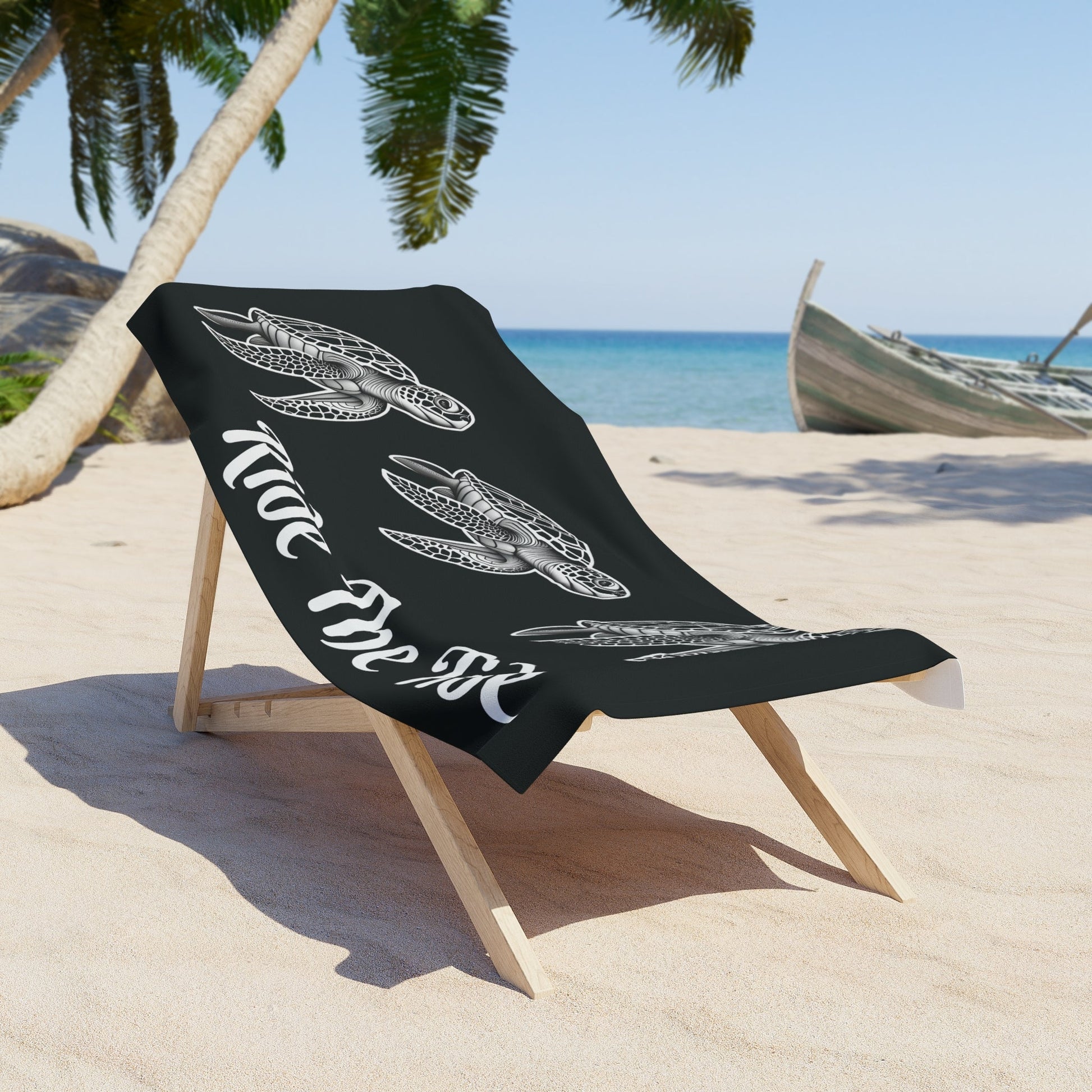 Ride The Tide Luxury Beach Towel - Ruppy's Creations