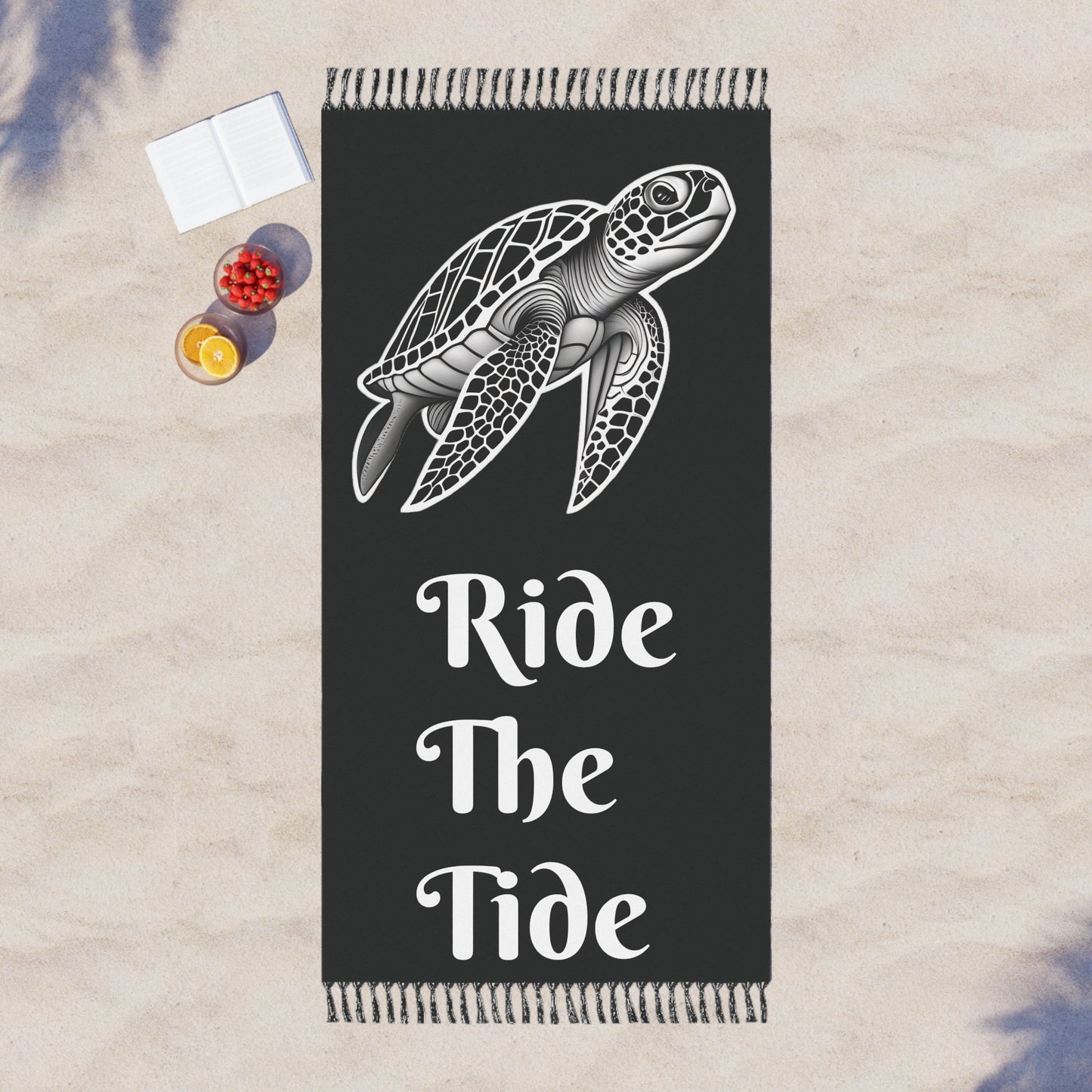 Ride The Tide Sea Turtle Boho Beach Cloth - Ruppy's Creations