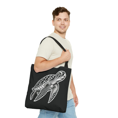 Ride The Tide Sea Turtle Tote Bag - Ruppy's Creations