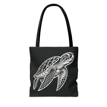 Ride The Tide Sea Turtle Tote Bag - Ruppy's Creations