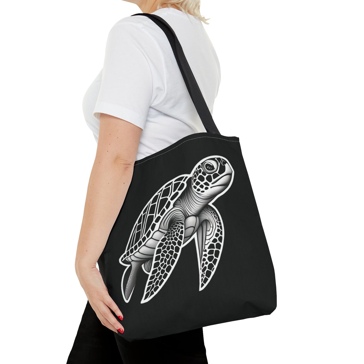 Ride The Tide Sea Turtle Tote Bag - Ruppy's Creations