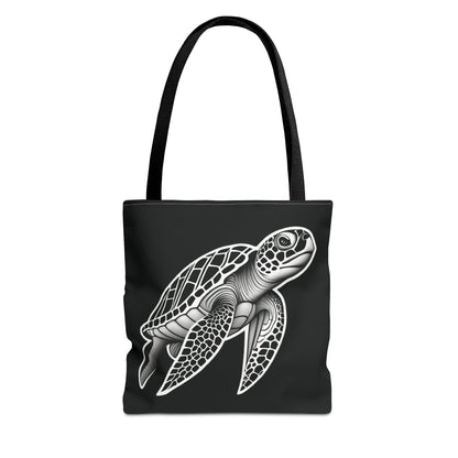 Ride The Tide Sea Turtle Tote Bag - Ruppy's Creations