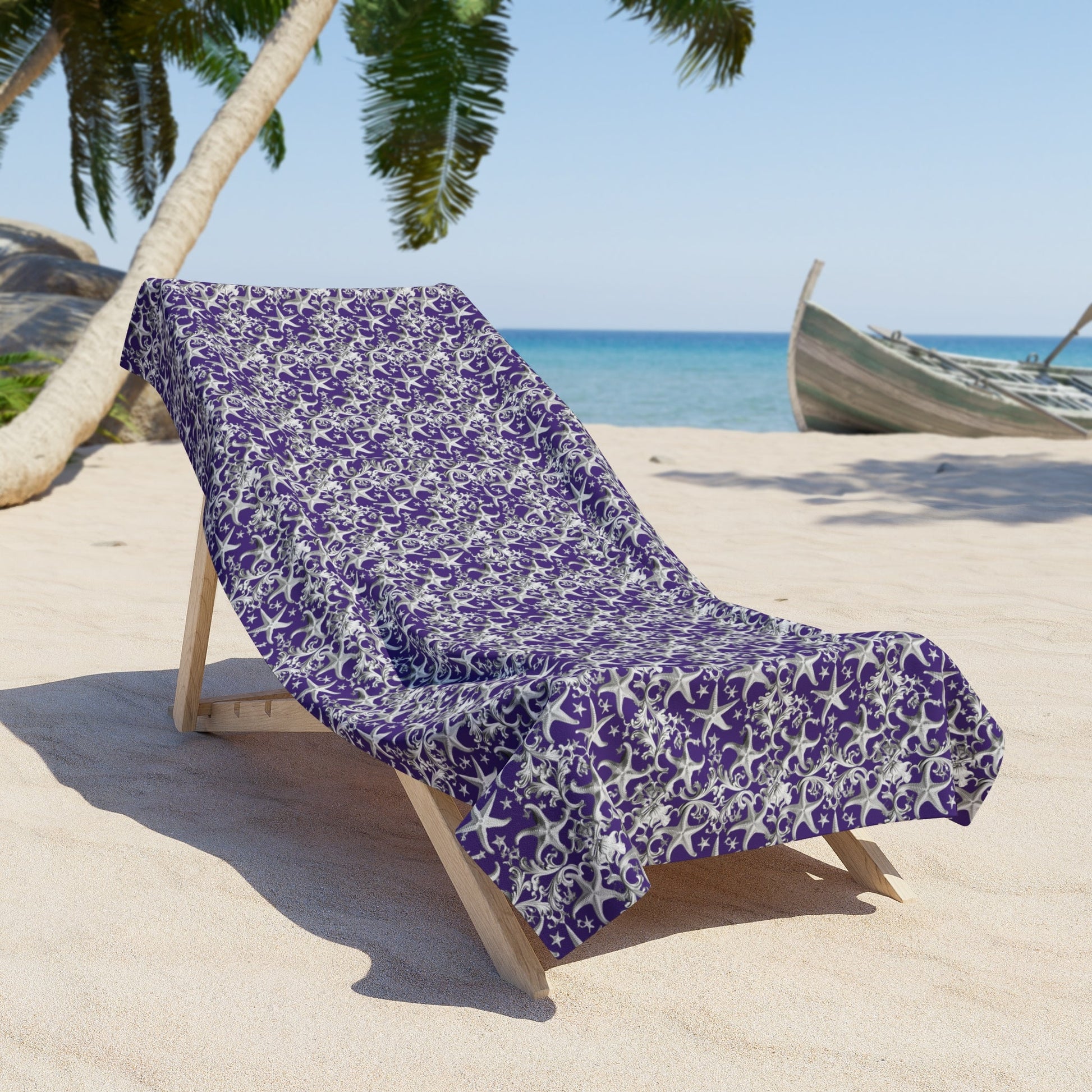 Rococo Art Starfish Beach Towel - Ruppy's Creations