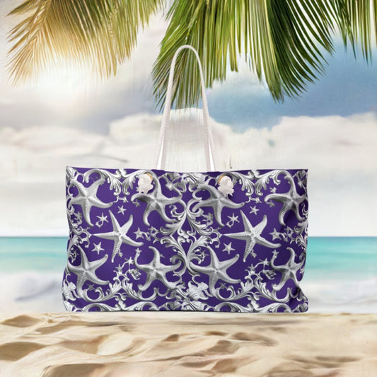 Rococo Art Starfish Beach/Weekender Bag - Ruppy's Creations