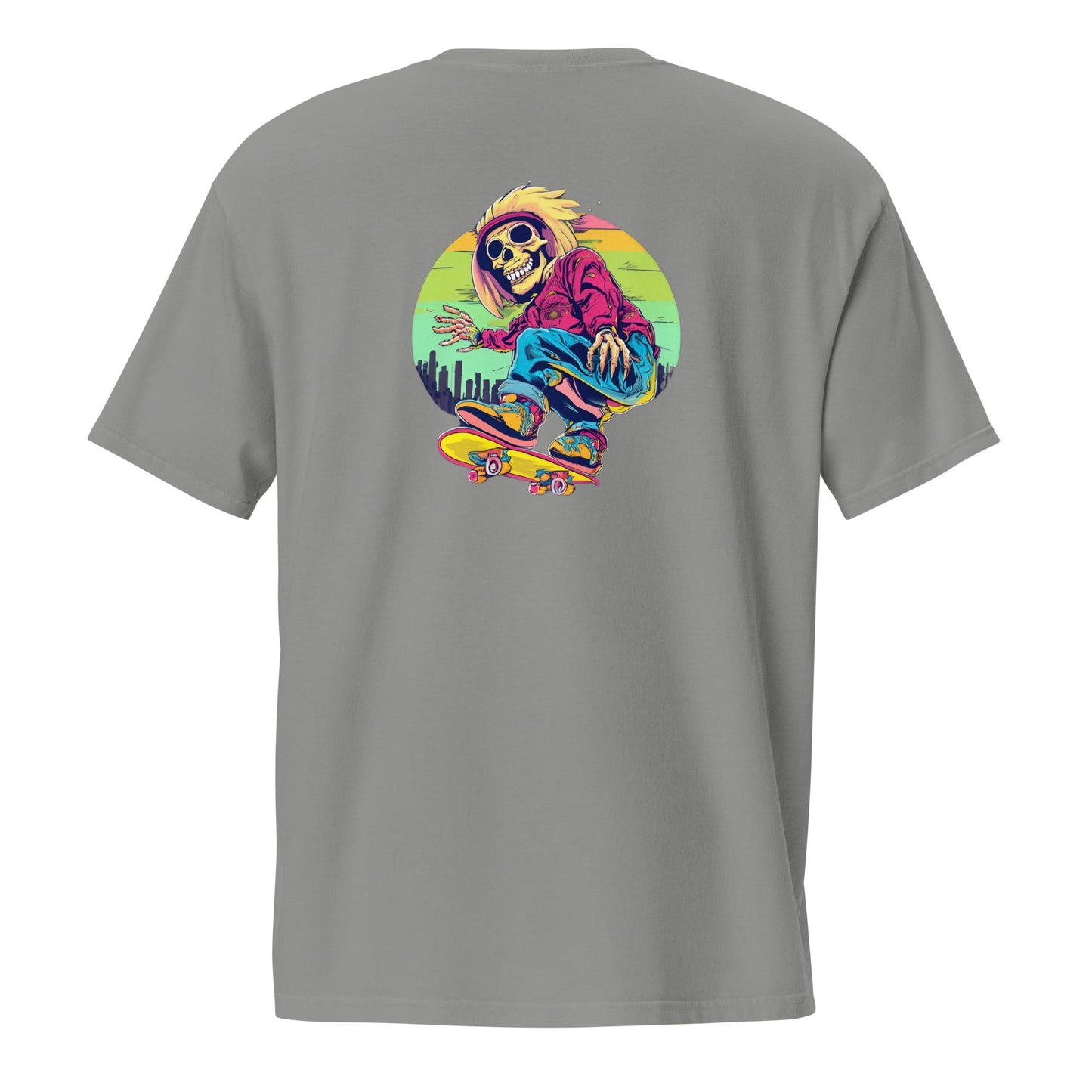 Skateboarding Skeleton Men's Pocket T-shirt - Ruppy's Creations