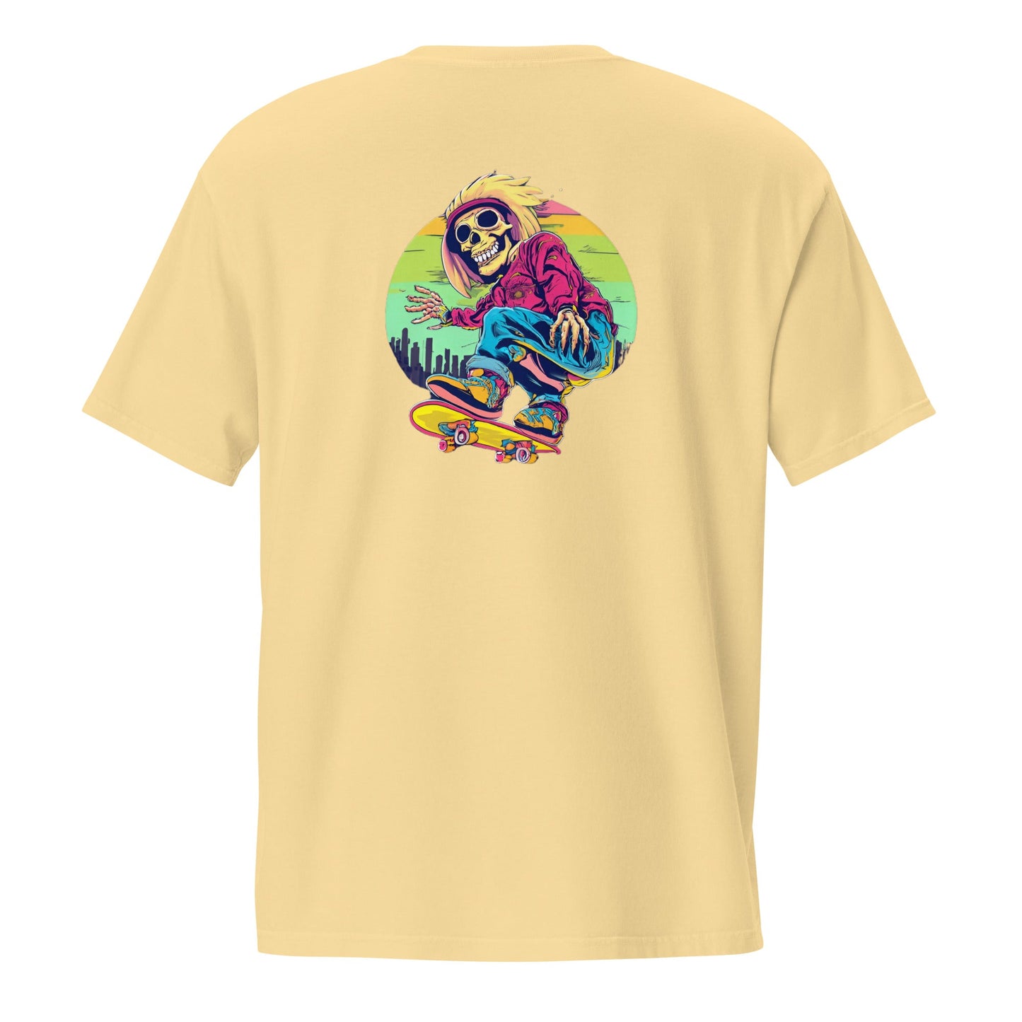 Skateboarding Skeleton Men's Pocket T-shirt - Ruppy's Creations