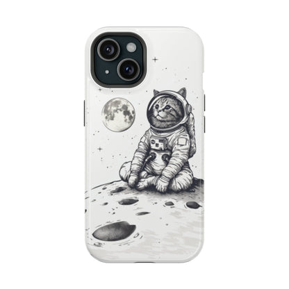 Space Cat MagSafe Tough iPhone Case - Ruppy's Creations