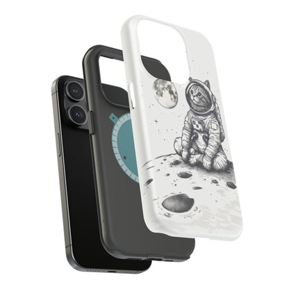 Space Cat MagSafe Tough iPhone Case - Ruppy's Creations