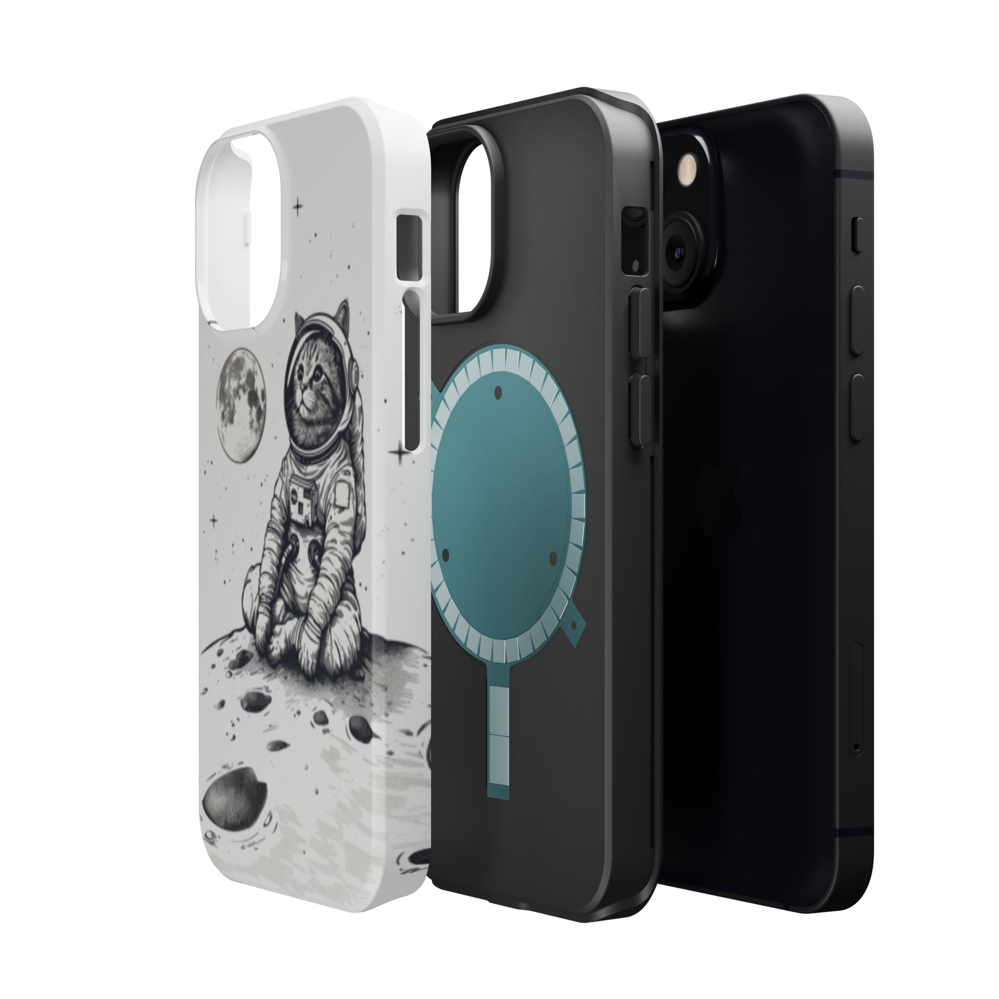 Space Cat MagSafe Tough iPhone Case - Ruppy's Creations