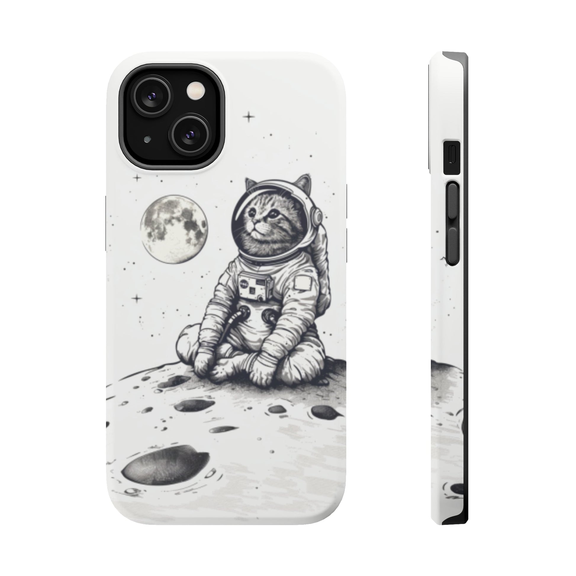 Space Cat MagSafe Tough iPhone Case - Ruppy's Creations