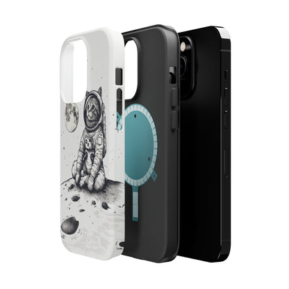 Space Cat MagSafe Tough iPhone Case - Ruppy's Creations