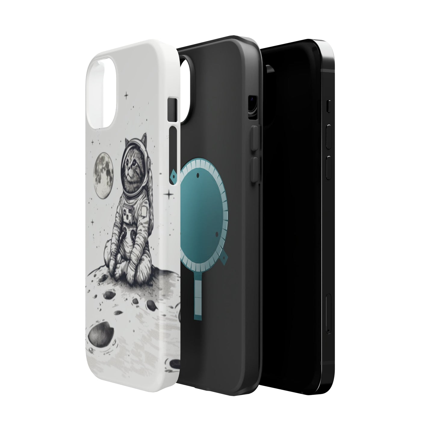 Space Cat MagSafe Tough iPhone Case - Ruppy's Creations