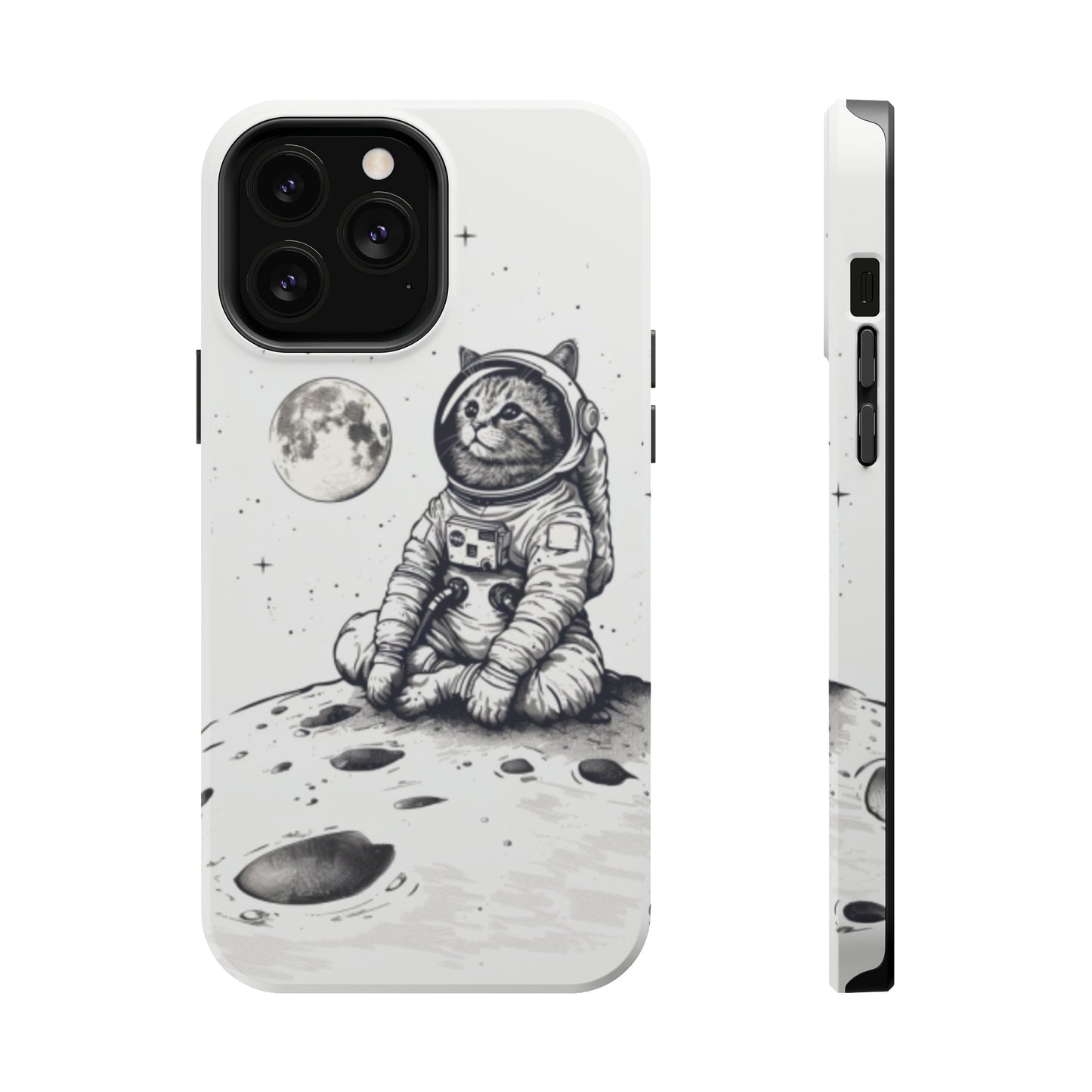 Space Cat MagSafe Tough iPhone Case - Ruppy's Creations