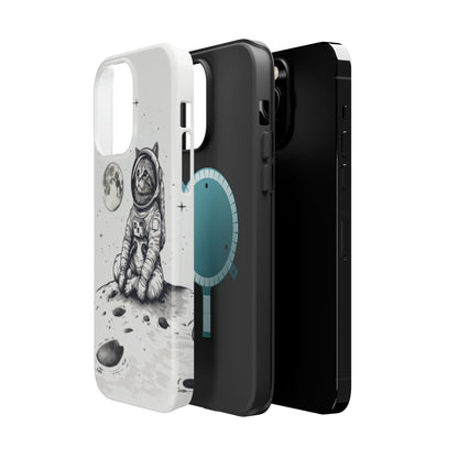 Space Cat MagSafe Tough iPhone Case - Ruppy's Creations