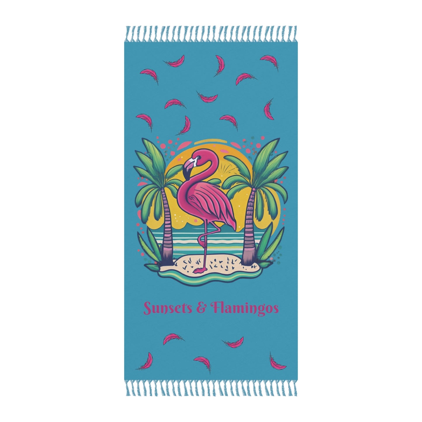 Sunsets & Flamingos Boho Beach Cloth - Ruppy's Creations