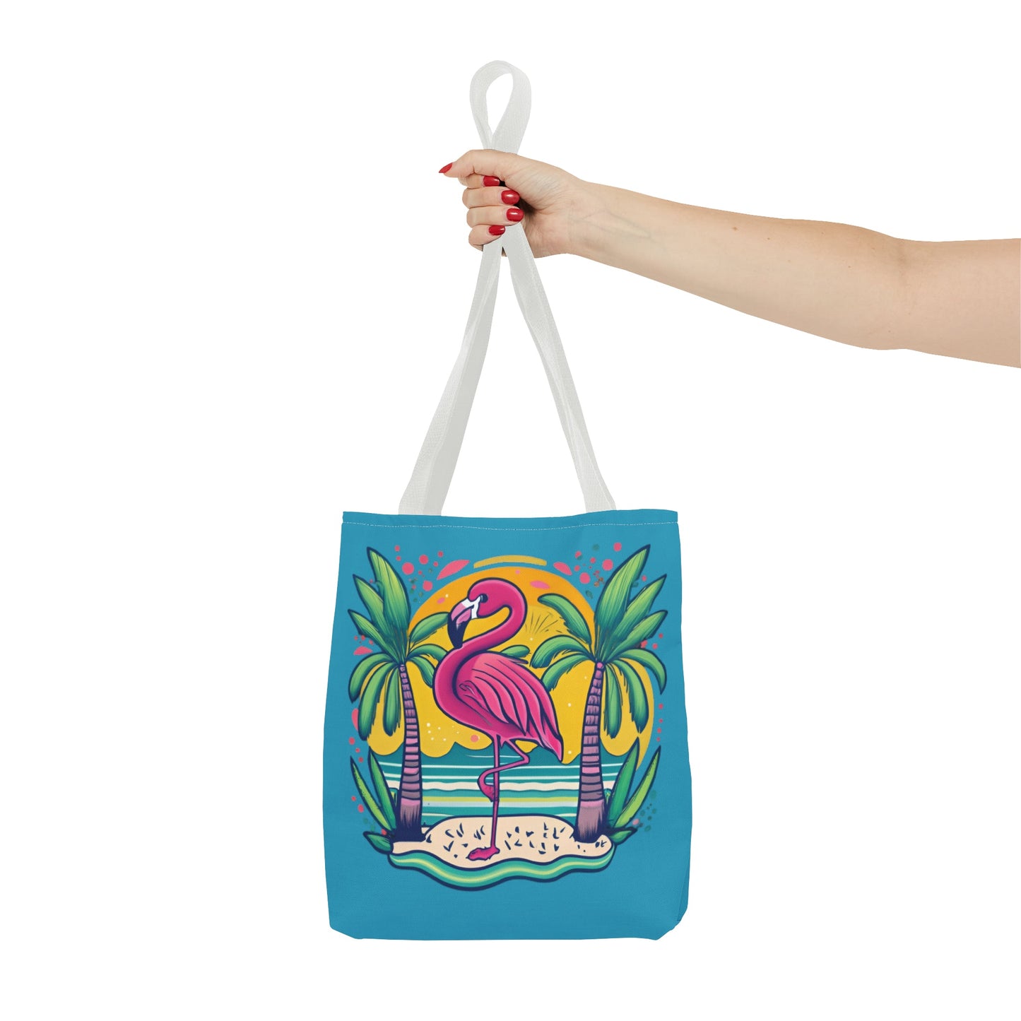 Sunsets & Flamingos Tote Bag - Ruppy's Creations