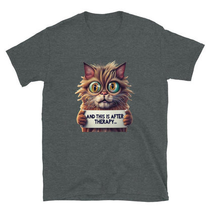 crazy cat t-shirt