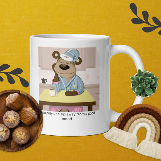 Grumpy Bear Coffee Mug - Ruppy's Creations