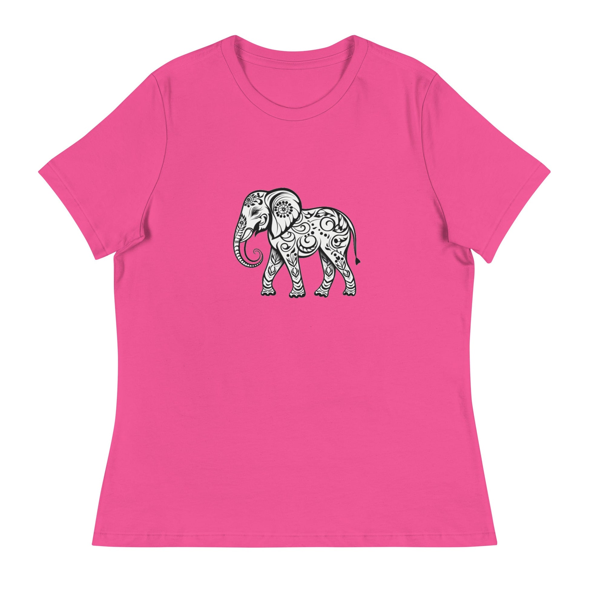 Women's Elephant Relaxed T-Shirt - Ruppy's Creations