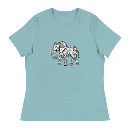 Women's Elephant Relaxed T-Shirt - Ruppy's Creations