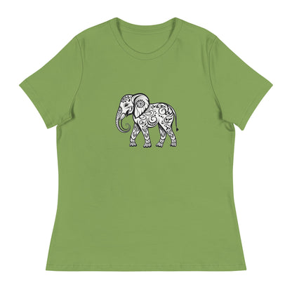 Women's Elephant Relaxed T-Shirt - Ruppy's Creations