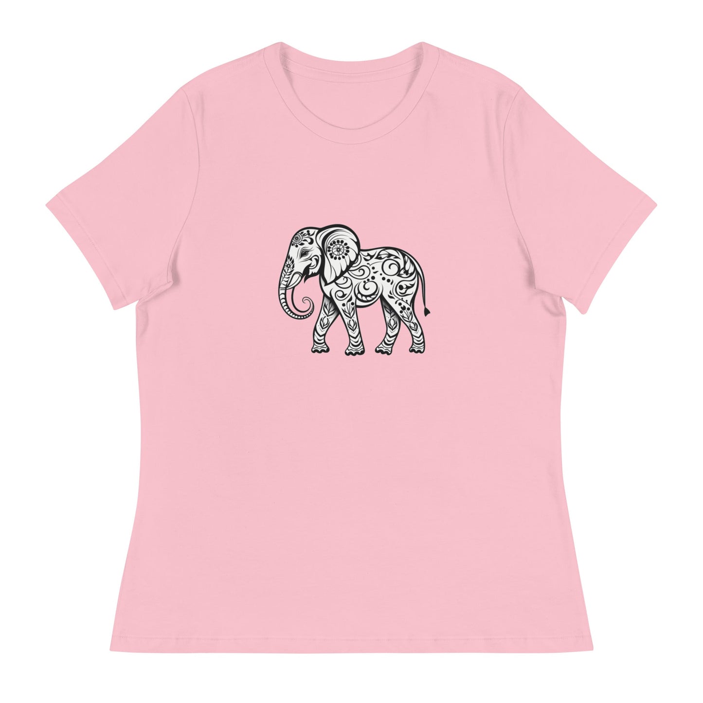 Women's Elephant Relaxed T-Shirt - Ruppy's Creations