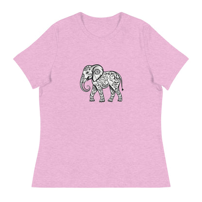 Women's Elephant Relaxed T-Shirt - Ruppy's Creations