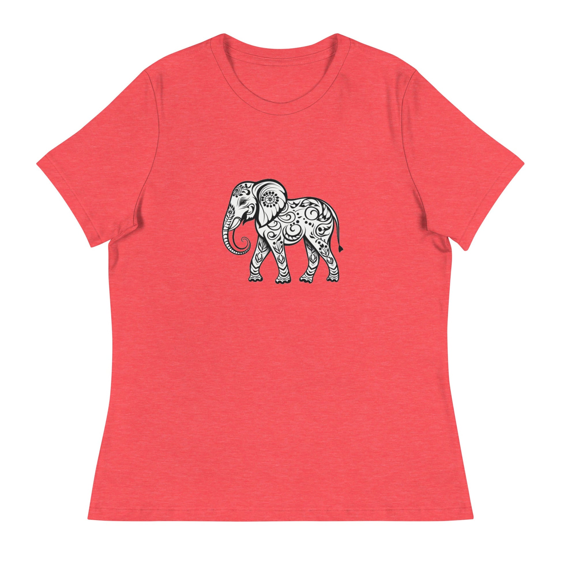 Women's Elephant Relaxed T-Shirt - Ruppy's Creations