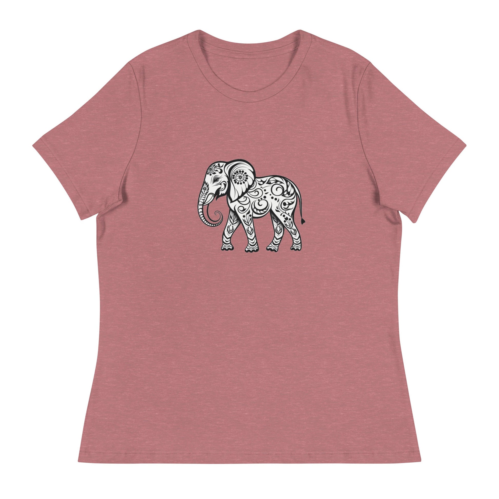 Women's Elephant Relaxed T-Shirt - Ruppy's Creations