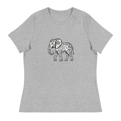 Women's Elephant Relaxed T-Shirt - Ruppy's Creations