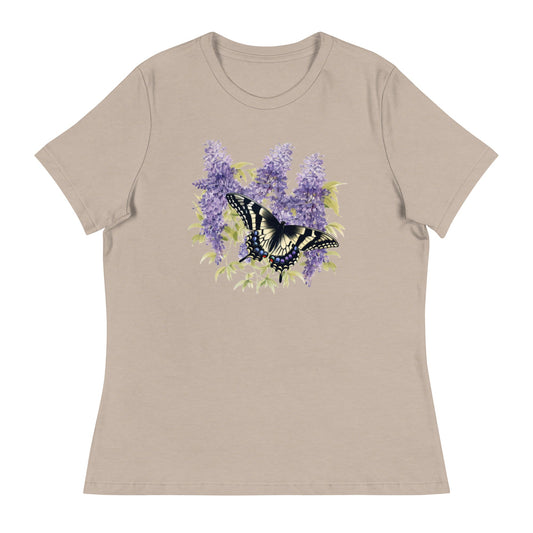 Yellow Swallowtail Women's Relaxed T-Shirt - Ruppy's Creations