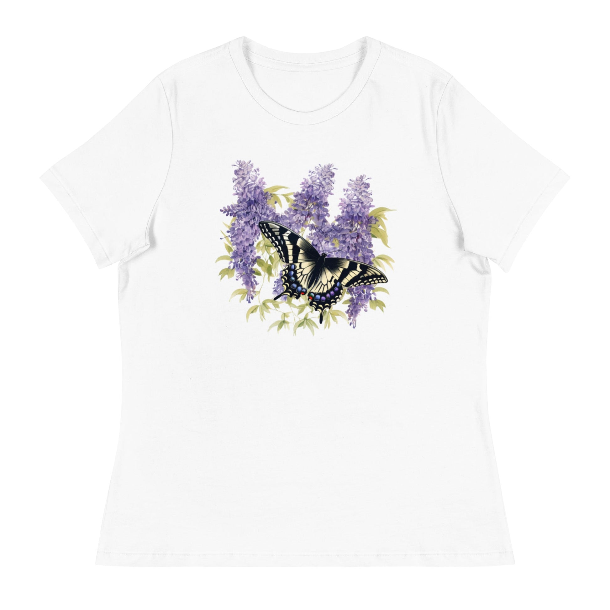 Yellow Swallowtail Women's Relaxed T-Shirt - Ruppy's Creations